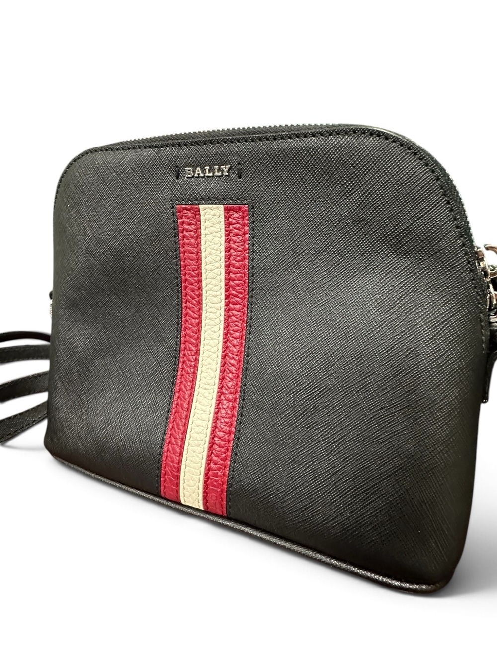 Bally Salmah Mini Black Leather Crossbody Bag